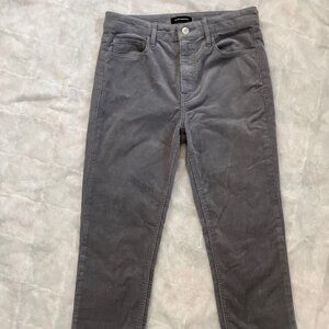 Club Manaco size 27, grey corduroy jeans.
